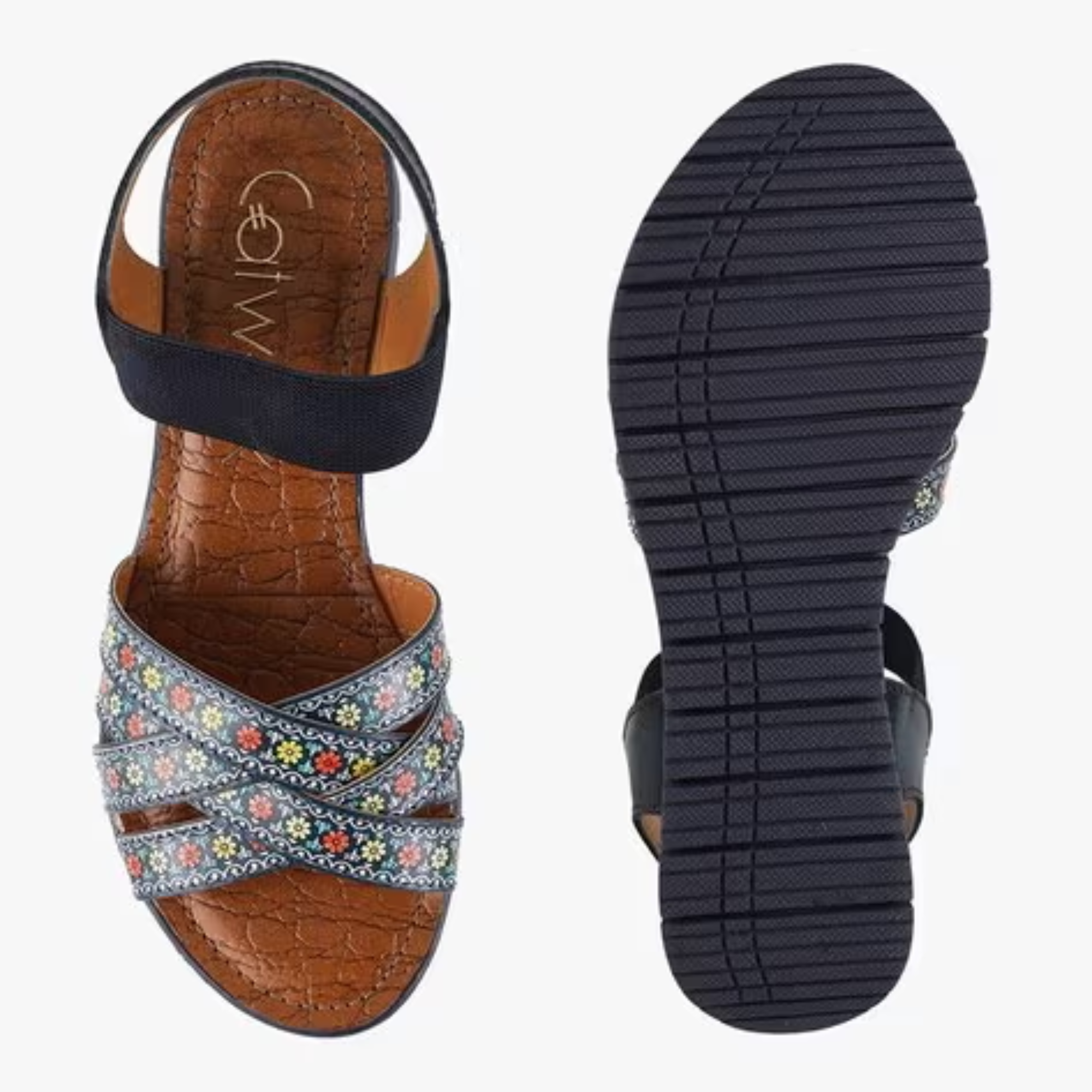 CATWALK Women Floral Print Flat Sandals